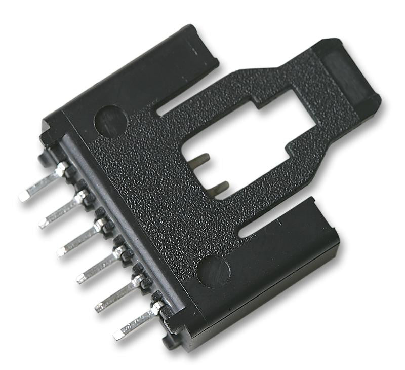 LUMBERG 2,5 MSF 06 Wire-To-Board Connector, With Latch, 2.5 mm, 6 Contacts, Header, Minimodul Series, Through Hole