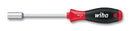 WIHA 1024 Nut Driver, SoftFinish&iuml;&iquest;&frac12; Handle, Hex Blade, ChromTop Finish, 8mm x 243mm