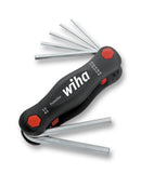 WIHA 23035 Hex Key Set, Fold-Out Holder, MagicRing&iuml;&iquest;&frac12;, 1.5mm to 6mm, 7 Pieces