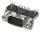 AMP - TE CONNECTIVITY 3-338168-2 D Sub Connector, 9 Contacts, Plug, DA, AMPLIMITE HD-20 Series, Metal Body, Solder