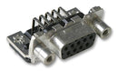 AMP - TE CONNECTIVITY 3-106505-2 D Sub Connector, 9 Contacts, Receptacle, DA, AMPLIMITE HDP-20 Series, Metal Body, Solder