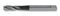 RUKO 234-040 Hand Tap, Single Cut, High Speed Steel, Right-Handed-Thread, M4, 0.7mm