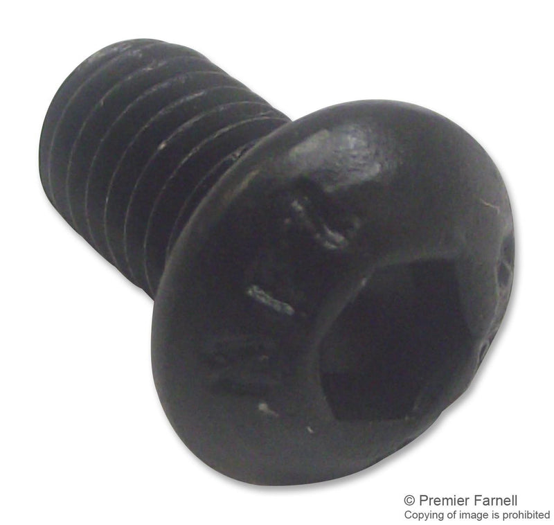 TR FASTENINGS M620 BHHTMCZ50- Socket Screw, Button Head Hex Socket, Steel, 20 mm, M6, Pack of 100