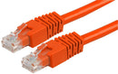 PRO SIGNAL PS11202 RJ45 Male to Male Cat6 UTP Ethernet Patch Lead, 0.5m Orange