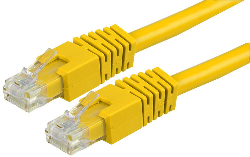 PRO SIGNAL PS11306 RJ45 Male to Male Cat6 UTP Ethernet Patch Lead, 0.2m Yellow