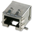 MOLEX 85543-7001 Modular Jack, Right Angle, Fully Shielded, SMT, 8 Way, Palladium Nickel (PdNi)