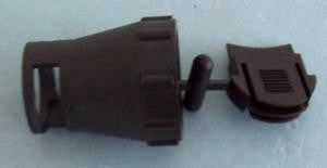 TE CONNECTIVITY 1445856-1 Circular Connector Clamp, Straight, Miniature CPC Series, Mini CPC Connectors, 11, Thermoplastic