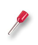 WEIDMULLER H1,5/14 Wire Ferrule Terminal, 15 AWG, 1.5 mm&iuml;&iquest;&frac12;, Red, PP (Polypropylene)