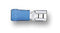 JST (JAPAN SOLDERLESS TERMINALS) FVDDF2-250A (LF) Quick Disconnect Terminal, FVDDF Series, 16 AWG, 14 AWG, 2.63 mm&sup2;, Female Quick Disconnect, Blue