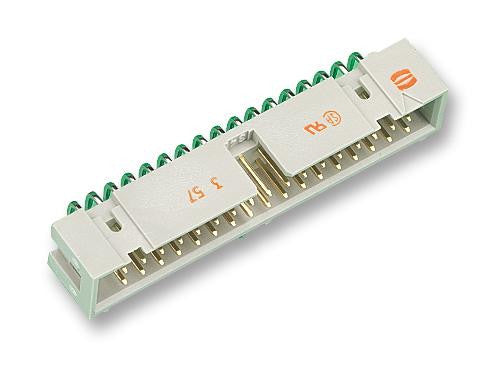 HARTING 09 18 526 7323 Wire-To-Board Connector, Right Angle, 2.54 mm, 26 Contacts, Header, SEK 18 Series, Through Hole