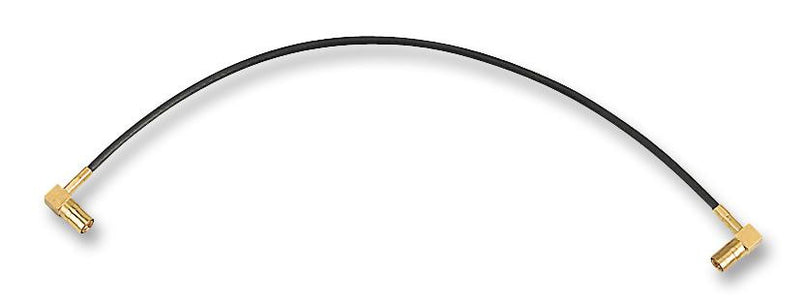 GREENPAR - TE CONNECTIVITY 1337817-2 RF / Coaxial Cable Assembly, SMB Plug, 90&deg;, 50ohm, SMB Plug, 90&deg;, 50ohm, RG174, 50 ohm, 19.7 "