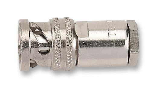 TROMPETER PL75-7 RF / Coaxial Connector, Triaxial, Straight Plug, Crimp, TRC-50-2, TRC-75-2, Brass