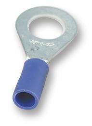 JST (JAPAN SOLDERLESS TERMINALS) FVGS10-2.5 (LF) Ring Tongue Terminal, M10, 3/8", FVGS Series, 14 AWG, 2.6 mm&sup2;, Vinyl