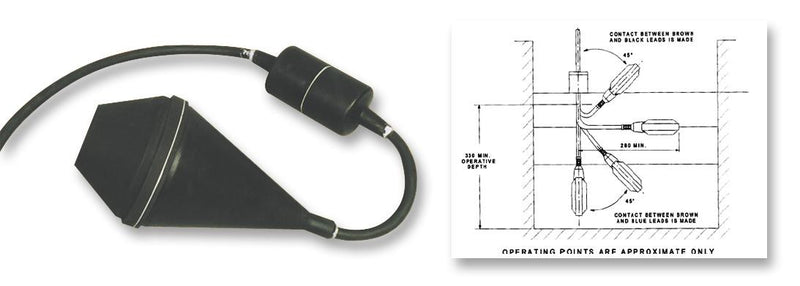 TRITON CONTROLS LR02-L10M FLOAT SWITCH, 10M CABLE