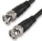 PRO SIGNAL BNC PLUG-PLUG RG59 RF / Coaxial Cable Assembly, BNC Straight Plug, BNC Straight Plug, 9.8 ft, 3 m, Black