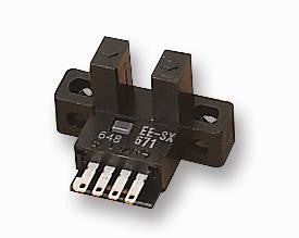 OMRON INDUSTRIAL AUTOMATION EE-SX671 Photomicrosensor, Slot, L Shaped, Through Beam, 5 mm, NPN, Dark On, Light On, 5 Vdc to 24Vdc