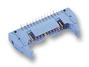 AMP - TE CONNECTIVITY 2-5499141-6 Wire-To-Board Connector, Right Angle, 2.54 mm, 26 Contacts, Header, AMP-LATCH Series, Through Hole