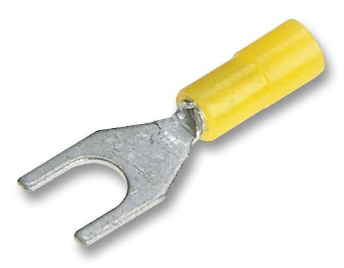 MULTICOMP DNF05-3.7 Fork / Spade Tongue Terminal, DNF Series, 24 AWG, 20 AWG, 0.5 mm&sup2;, M3.5,