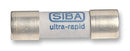 SIBA 60-033-05 6A Semiconductor Fuse, Class aR Series, 6 A, 600 VAC, 10mm x 38mm, 13/32" x 1-1/2"