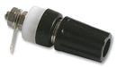 CLIFF ELECTRONIC COMPONENTS TP1 BLACK Binding Post, TP Series, 15 A, Nickel Plated Contacts, Brass, Black