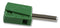 WAGO 215-411 Banana Test Connector, 4mm, Plug, Cable Mount, 20 A, 42 V, Green