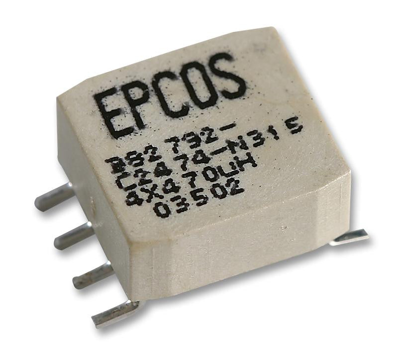 EPCOS B82792C2105N365 Choke, Common Mode, 1 mH, B82792C2 Series, 500 mA, 11.5mm x 10.5mm x 7.3mm