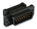 AMP - TE CONNECTIVITY 1658615-3 D Sub Connector, 15 Contacts, Plug, DA, Amplimite HDF-20 Series, Plastic Body, IDC / IDT