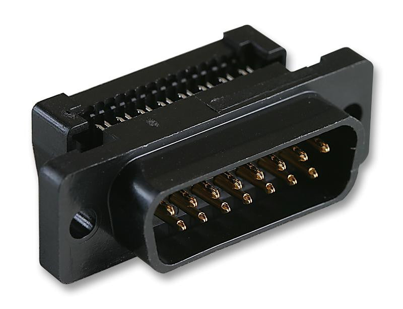 AMP - TE CONNECTIVITY 1658615-4 Standard D Sub Connector, 9 Contacts, Plug, DE, Amplimite HDF-20 Series, Plastic Body, IDC / IDT