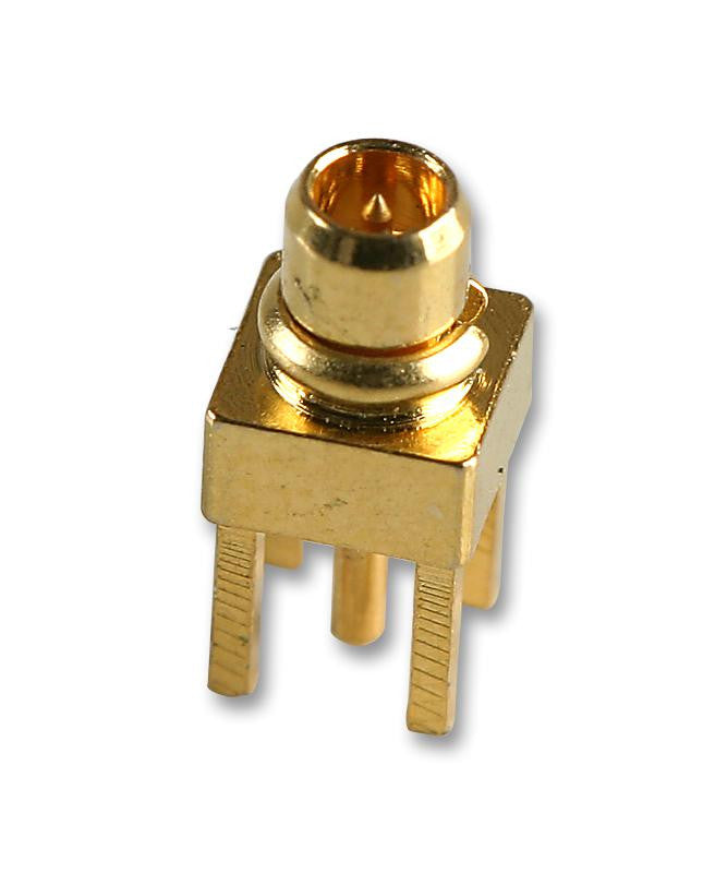 MULTICOMP 37-05-TGG RF / Coaxial Connector, MMCX Coaxial, Straight Bulkhead Jack, Solder, 50 ohm, Beryllium Copper