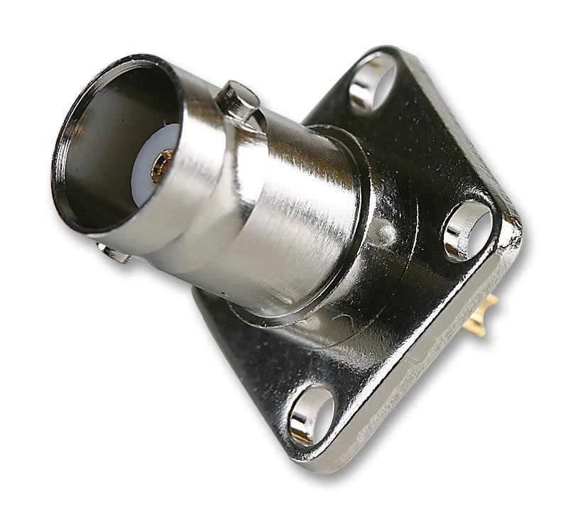 MULTICOMP 13-22 RF / Coaxial Connector, BNC Coaxial, Straight Bulkhead Plug, Solder, 50 ohm, Brass