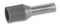 TE CONNECTIVITY 966067-5 Wire Ferrule, DIN End, 18 AWG, 8 mm, 14 mm, Grey