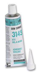 DOW CORNING 3145 90ML Adhesive, RTV Silicone, Tube, Transparent, 90 ml