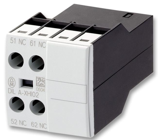 EATON MOELLER DILA-XHI11 Switch Contact Block, DILMP Contactors, 6 A, 415 V, 220 V, Screw, 2 Pole