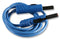 HIRSCHMANN TEST AND MEASUREMENT 973644102 Test Lead, 4mm Banana Plug to 4mm Banana Plug, Blue, 60 V, 16 A, 250 mm