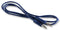 UNBRANDED JR9235-1M BLUE Test Lead, 4mm Banana Plug to 4mm Banana Plug, Blue, 60 V, 1 m