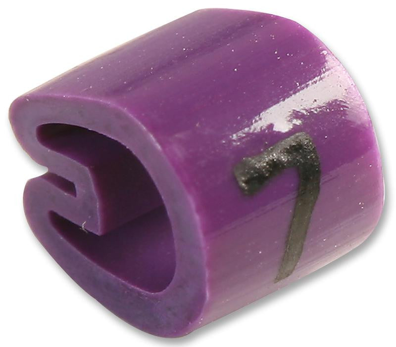 RAYCHEM - TE CONNECTIVITY 6171707 CABLE MARKER, Z13, 7, VIOLET, PK100