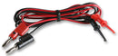 FLUKE FLUKE TL960 Test Lead Set, Hook Clip, 4mm Stackable Banana Plug, 60 V, 3 A, Black, Red, 900 mm