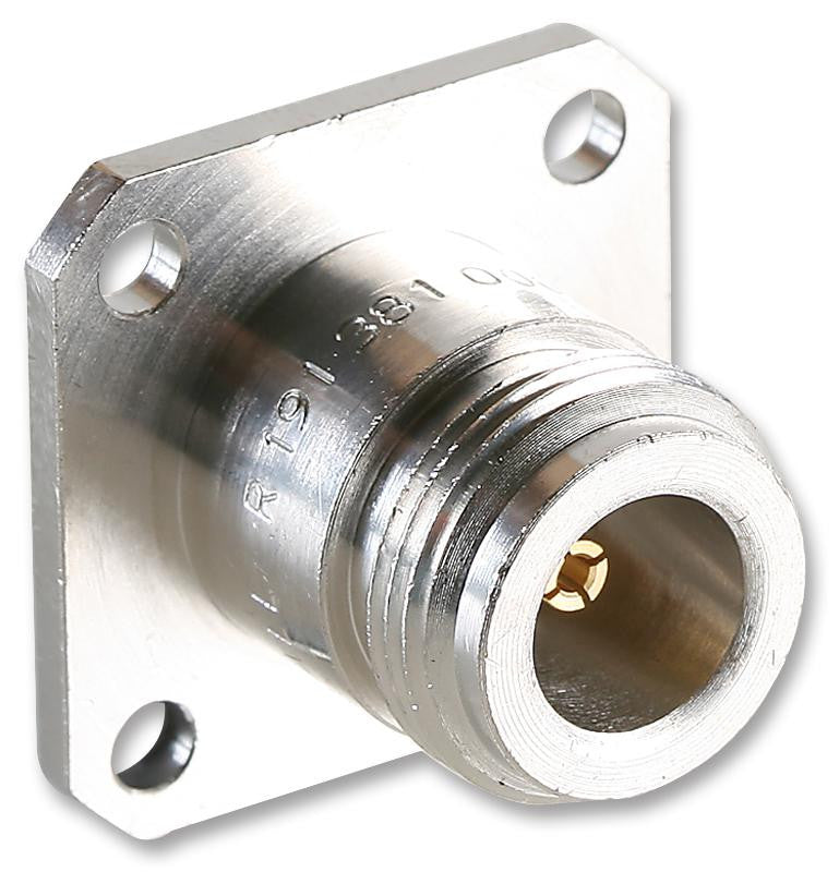 RADIALL R191381000 RF / Coaxial Adaptor, Inter Series Coaxial, Straight Bulkhead Adapter, N, Jack, SMA, Jack