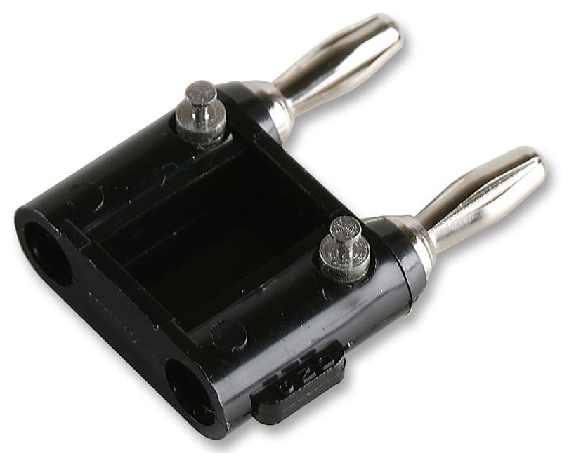 POMONA 1330-ST-0 ADAPTOR, 2 4MM-SOLDER, BLACK