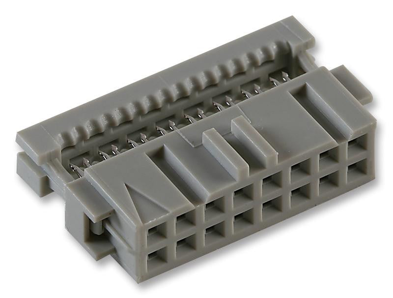 AMP - TE CONNECTIVITY 3-215882-4 Wire-To-Board Connector, 2.54 mm, 34 Contacts, Receptacle, AMP-LATCH Series, IDC / IDT, 2 Rows