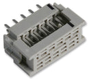 AMP - TE CONNECTIVITY 2-216093-6 Wire-To-Board Connector, Transition, 2.54 mm, 26 Contacts, Plug, AMP-LATCH Series, Through Hole