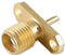RADIALL R125454000 RF / Coaxial Connector, SMA Coaxial, Straight Flanged Jack, Solder, 50 ohm, Beryllium Copper