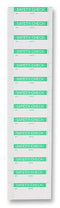 PRO POWER 7827317 Safety Check Labels 16 x 38mm Nylon Cloth 350 Pack Green