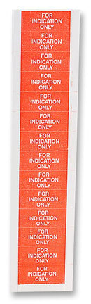 PRO POWER 7827300 For Indication Only Labels 16 x 38mm Nylon Cloth 350 Pack Red