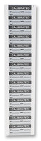 PRO POWER 7827330 Calibrated Labels 16 x 38mm Metalised Polyester 350 Pack Black