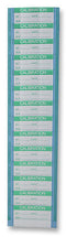 PRO POWER 7827332 Calibration Labels 16 x 38mm Metalised Polyester 350 Pack Green