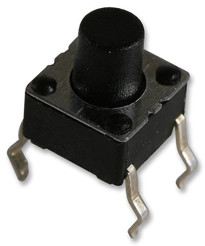 SCHURTER 1301.9303 Tactile Switch, Non Illuminated, 12 V, 50 mA, 1.6 N, Solder