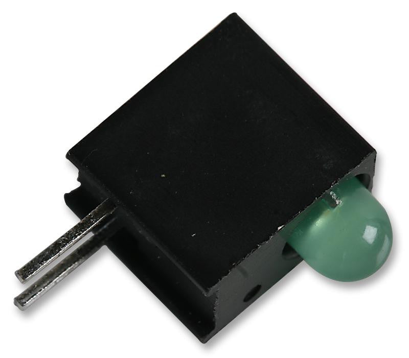 DIALIGHT 551-1307F Circuit Board Indicator, Green, 1 LEDs, Through Hole, T-1 (3mm), 2 mA, 1.6 mcd