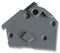 WAGO 256-100 End Cover, for Use with Terminal Blocks, Grey