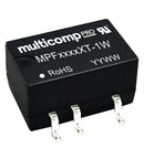 Multicomp PRO MPF1224XT-1W Isolated Surface Mount DC/DC Converter ITE 1 W Output 24 V 42 mA New